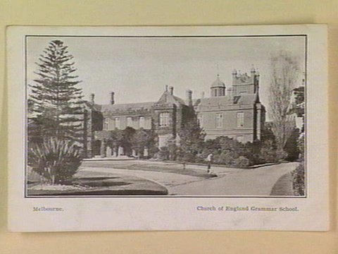 Melbourne. Church of England Grammar School, c. 1908