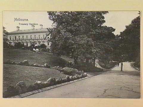 Melbourne. Treasury Gardens, c. 1908