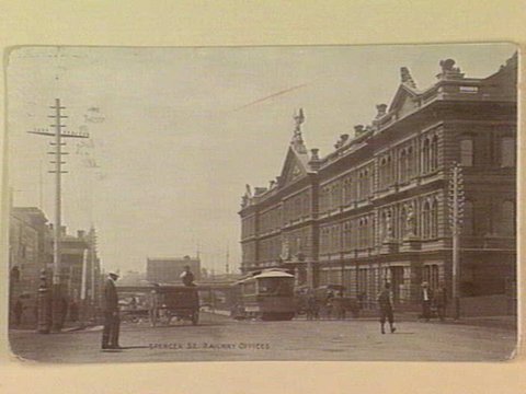 SPENCER ST. RAILWAY OFFICES, c. 1910