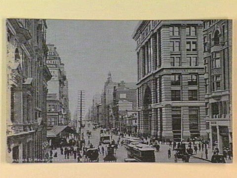 COLLINS ST. MELBOURNE, LOOKING WEST, c. 1910