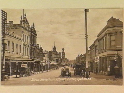 Swan Street from Church Street, Richmond, c. 1912