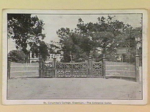 St. Columba's College, Essendon. - The Entrance Gates, c. 1910