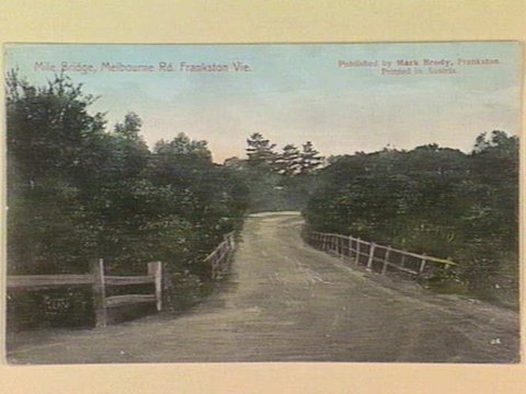 Mile Bridge, Melbourne Rd. Frankston Vie. [Vic], c. 1905