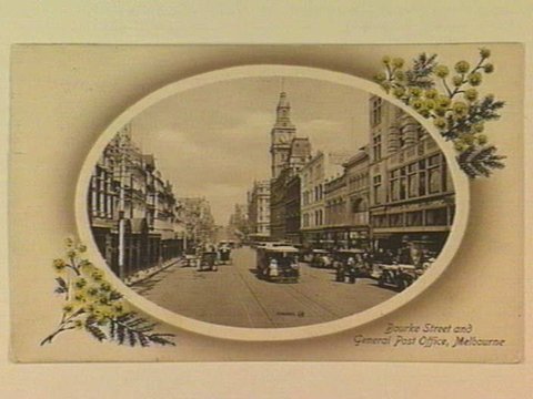Bourke Street and General Post Office, Melbourne, c. 1917