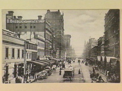Elizabeth Street, Melbourne, c. 1908