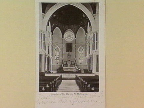 Interior of St. Mary's, N. Melbourne, c. 1904