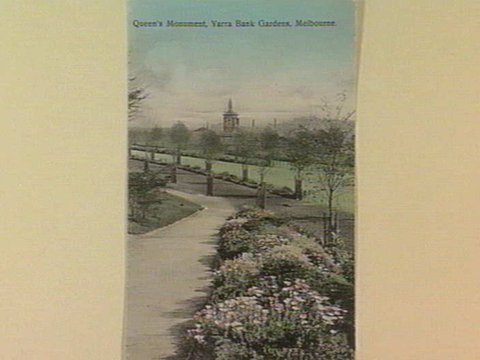 Queen's Monument, Yarra Bank Gardens, Melbourne, c. 1909
