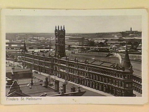 Flinders St. Melbourne, c. 1910