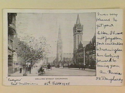 COLLINS STREET CHURCHES, c. 1904