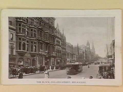 THE BLOCK, COLLINS STREET, MELBOURNE, c. 1908
