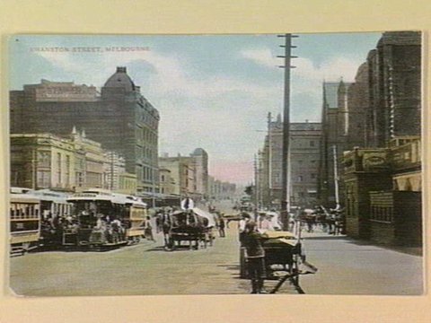 SWANSTON STREET, MELBOURNE, c. 1906