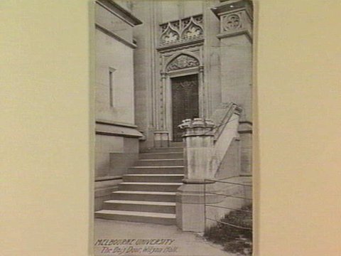 MELBOURNE UNIVERSITY The Dais Door, Wilson Hall, c. 1909