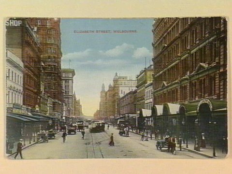 ELIZABETH STREET, MELBOURNE, c. 1910