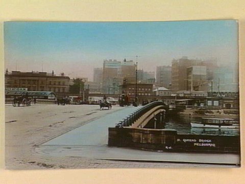 QUEENS BRIDGE MELBOURNE, c. 1906