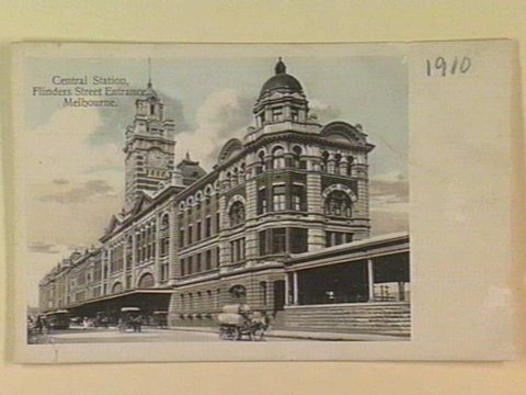 Central Station, Flinders Street Entrance Melbourne, c. 1908