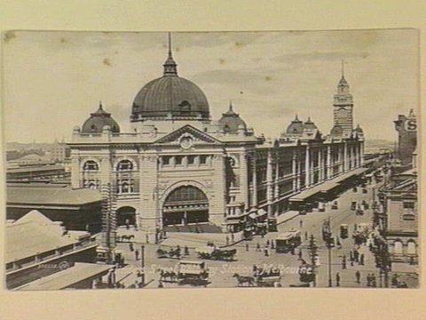 Flinders Street Railway Station, Melbourne, c. 1910
