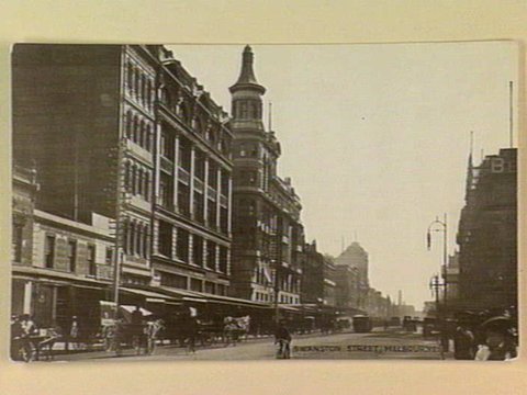 SWANSTON STREET, MELBOURNE, c. 1910