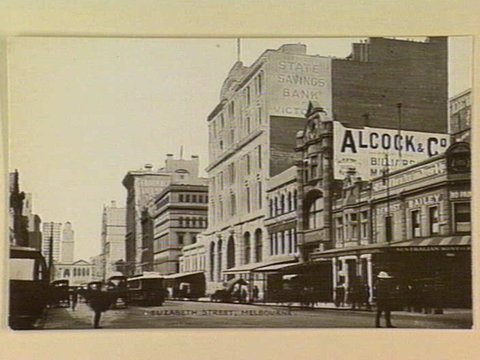 ELIZABETH STREET, MELBOURNE, c. 1910