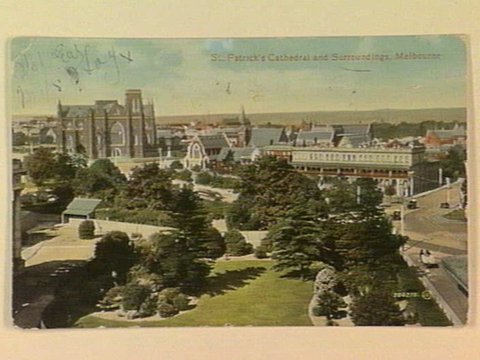 St. Patrick's Cathedral and Surroundings, Melbourne, c. 1910
