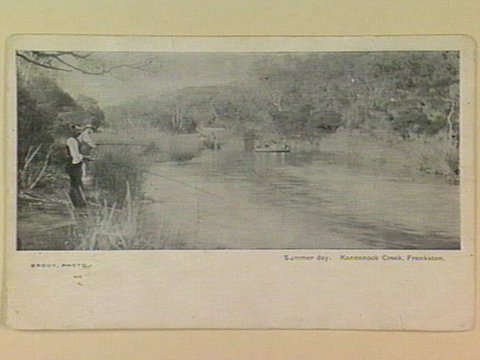 Summer day. Kannanook Creek, Frankston, c. 1906