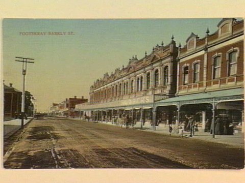 FOOTSKRAY [FOOTSCRAY] BARKLY ST, c. 1912