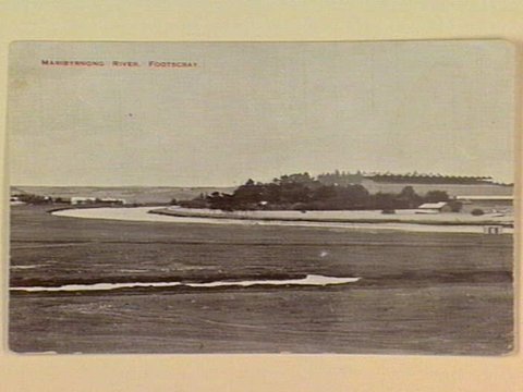 MARIBYRNONG RIVER, FOOTSCRAY, c. 1908