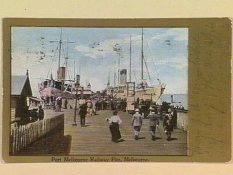 Port Melbourne Railway Pier, Melbourne, c. 1904