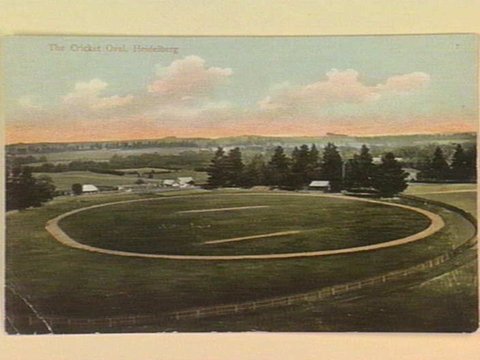 The Cricket Oval, Heidelberg, c. 1908