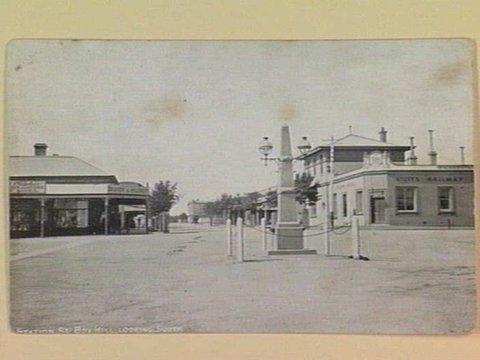 STATION ST. BOX HILL. LOOKING SOUTH, c. 1909