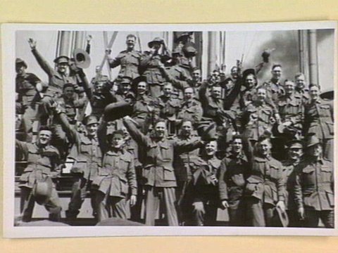 Embarkation of A.I.F. troops at Port Melbourne, 1939–45