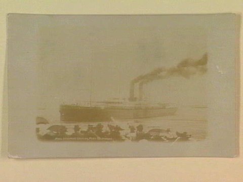 MAIL STEAMER LEAVING PORT MELBOURNE, c. 1907