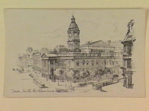 Town Hall, Melbourne, 1940s