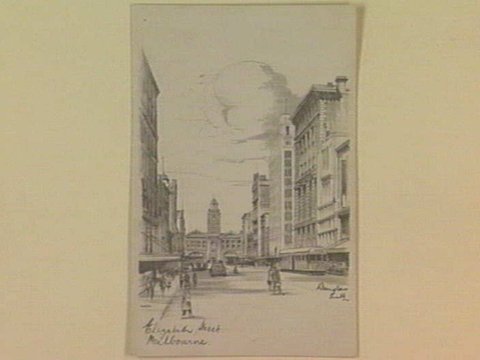 Elizabeth Street Melbourne, 1940s