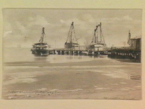 Port Melbourne Railway Pier, c. 1906