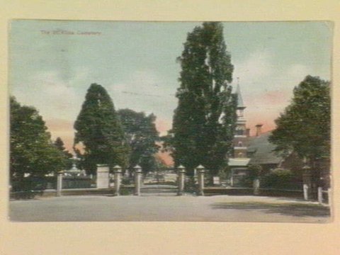 The St. Kilda Cemetery, c. 1909