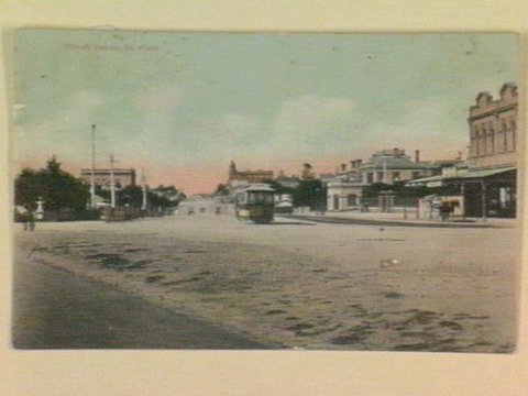 Street Scene, St. Kilda, 1905–14