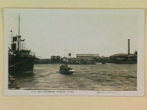 NAVAL DEPOT, WILLIAMSTOWN, MELBOURNE, VICTORIA, c. 1920