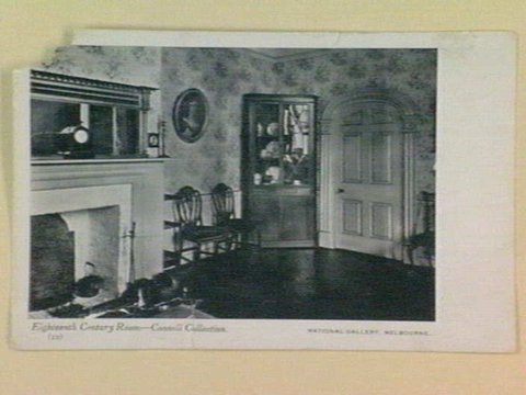 Eighteenth Century Room - Connell Collection. NATIONAL GALLERY, MELBOURNE, 1905–14