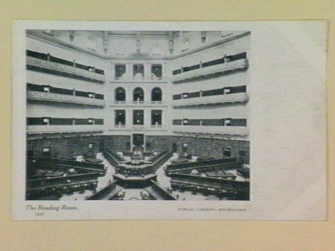 The Reading Room. PUBLIC LIBRARY, MELBOURNE, 1910–30