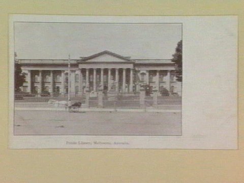 Public Library, Melbourne, Australia, c. 1900