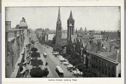 Collins Street, looking west, c. 1920