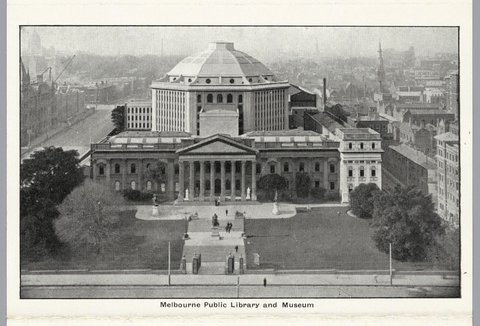 Melbourne Public Library and Museum, c. 1920