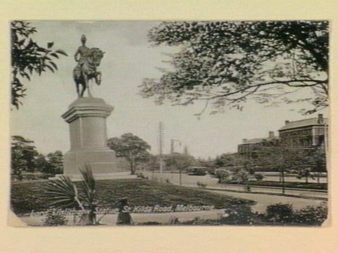 Lord Linlithgow Statue, St. Kilda Road, Melbourne, c. 1916