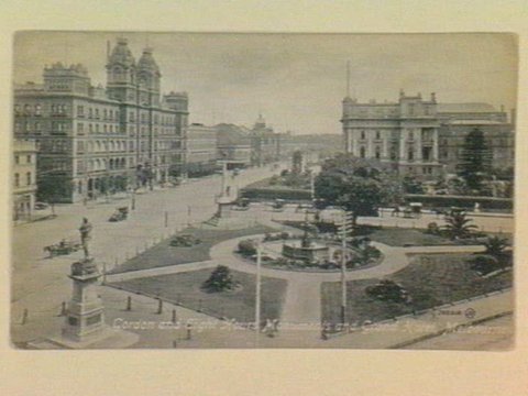 Gordon and Eight Hours Monuments and Grand Hotel, Melbourne, 1905–14