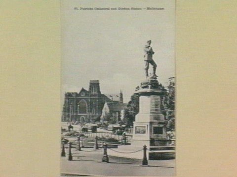 St. Patricks Cathredral and Gordon Statue. - Melbourne, 1905–14