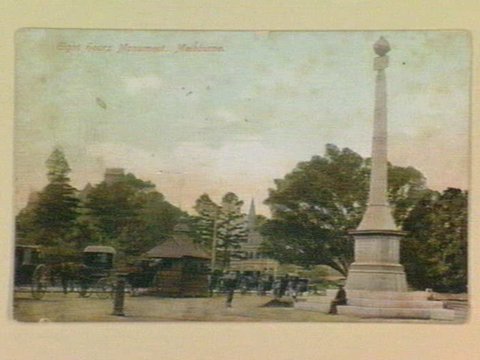 Eight hours Monument. Melbourne, 1905–14