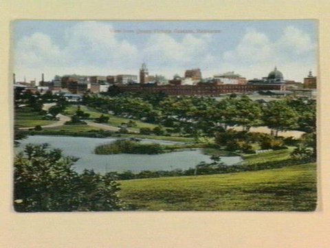 View from Queen Victoria Gardens, Melbourne, c. 1912