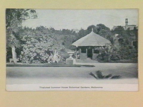 Thatched Summer House Botanical Gardens, Melbourne, 1905–14
