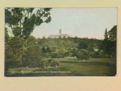 Botanical Gardens & Government House, Melbourne, c. 1907