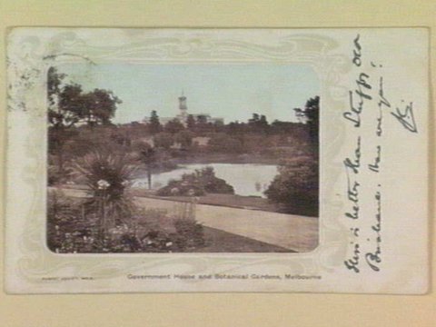 Government House and Botanical Gardens, Melbourne, c. 1904